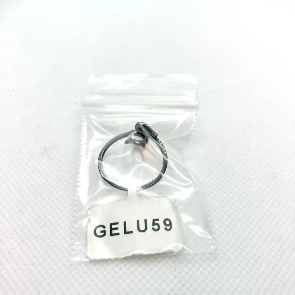 Size 8 Sterling Silver Black Cat Ring